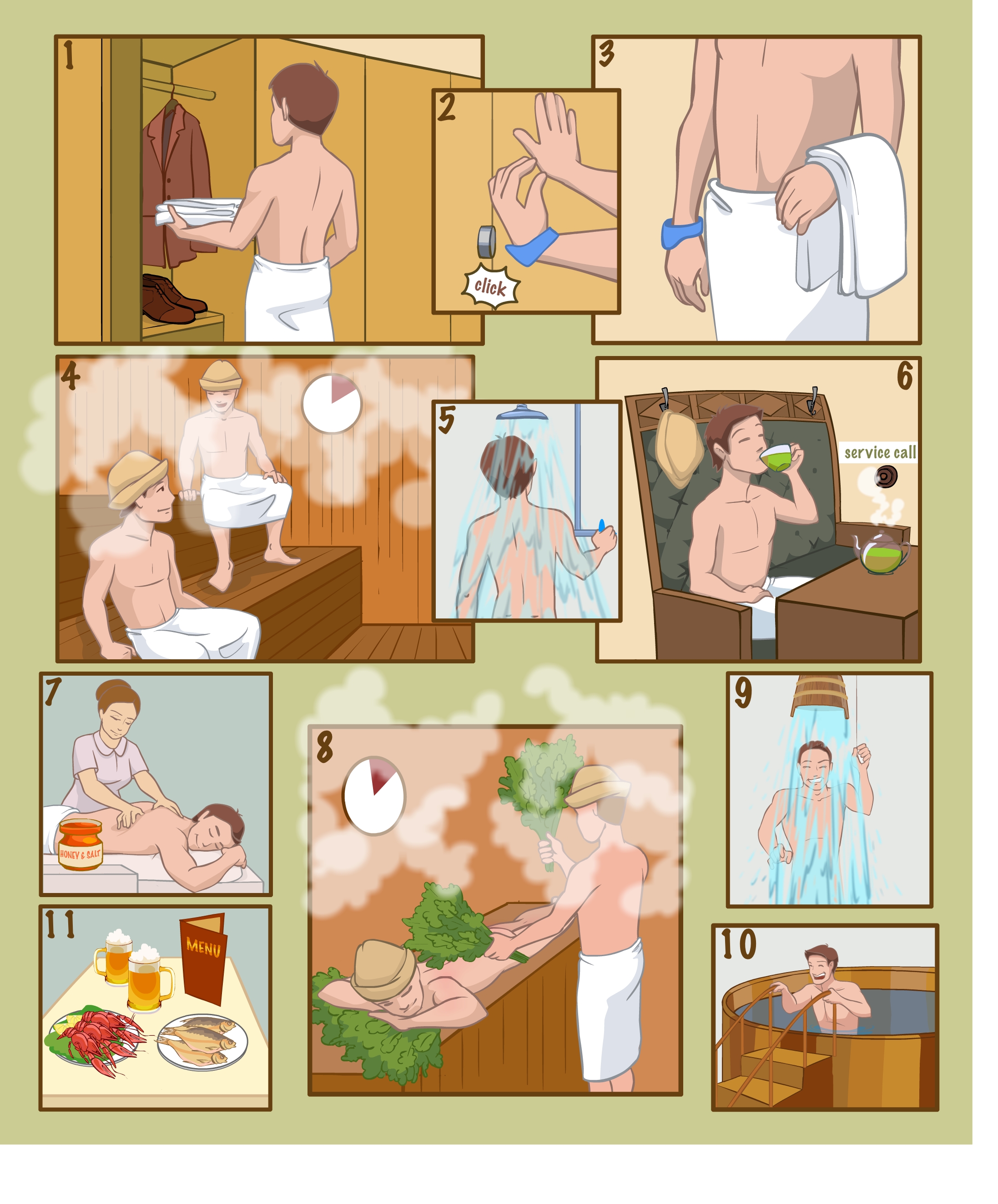 The banya steam bath is very important to russians фото 61