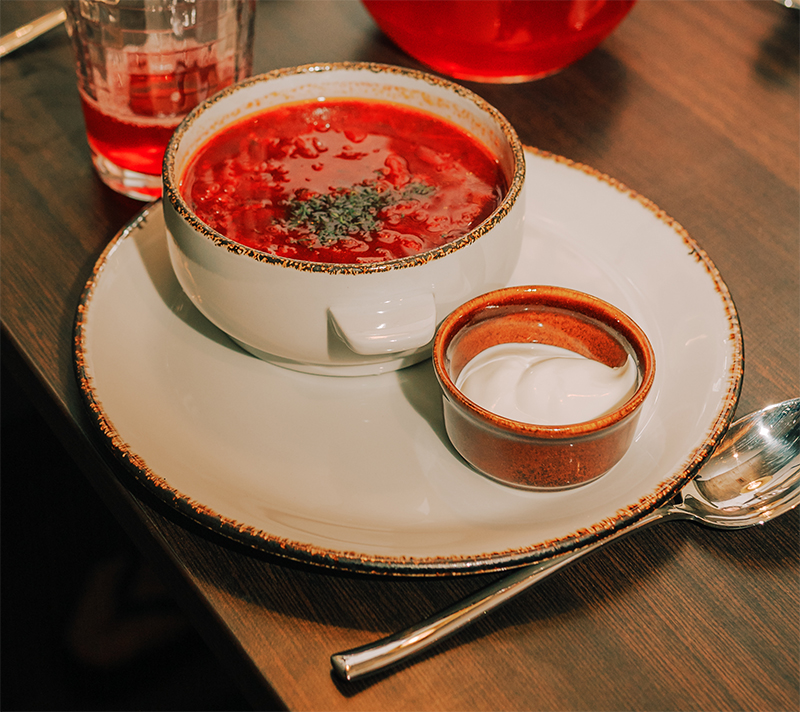 Have you tried our delicious and super healthy borsch?