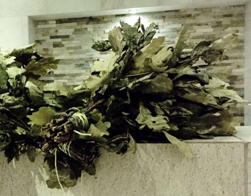 Banya No.1 Parenie using leafy and fragrant bundles of birch, oak and eucalyptus twigs